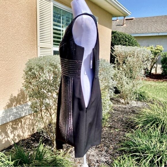 NEW VERSACE V-NECK EMBELLISHED BODICE MINI SHEATH DRESS 42=US M/S… - Picture 13 of 16